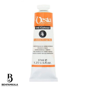 رنگ اکریلیک وستا مدل Cadmium Orange Hue 4 حجم 37 میلی لیتر