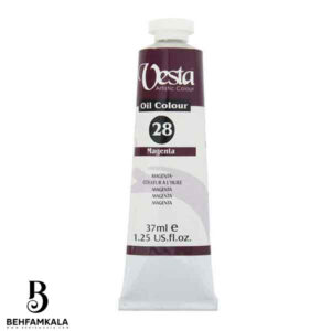 رنگ روغن وستا مدل Magenta 28 حجم 37 میلی لیتر