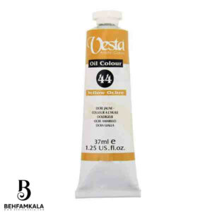 رنگ روغن وستا مدل Yellow Ochre 44 حجم 37 میلی لیتر