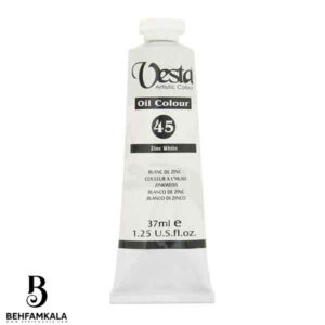 رنگ روغن وستا مدل Zink White 45 حجم 37 میلی لیتر