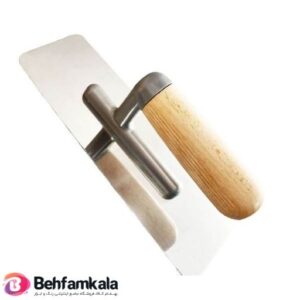 ماله استیل دسته چوبی بزرگ