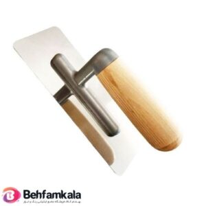 ماله استیل دسته چوبی کوچک