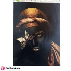 دکوپاژ برنجی پشت چسب دار