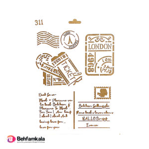 قیمت شابلون استنسیل ابعاد 30*40