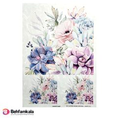 دکوپاژ برنجی (الیافی) پشت چسب دار ریچ