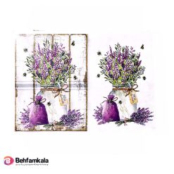دکوپاژ برنجی (الیافی) پشت چسب دار ریچ