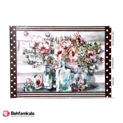 قیمت دکوپاژ برنجی (الیافی) پشت چسب دار ریچ کد 5668