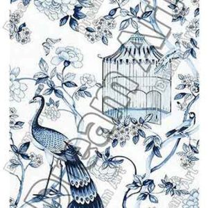 دکوپاژ برنجی(الیافی)دریم آرت کد 1621 طرح زمینه آبی