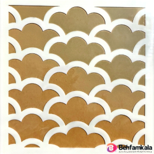 شابلون استنسیل طرح ابر ابعاد 20*20