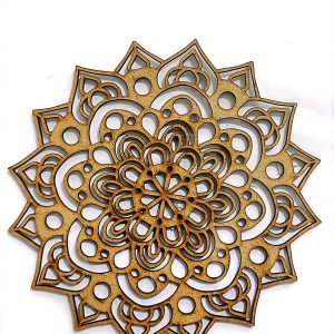 موتیف چوبی طرح ماندالا 2