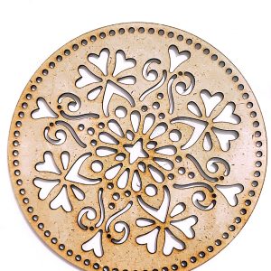موتیف چوبی طرح ماندالا 4