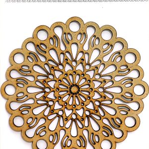 موتیف چوبی طرح ماندالا 5