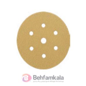 سنباده گرد سوراخدار kb مدل GOLD Premium 150 mm 6+1H شماره ۱۰۰