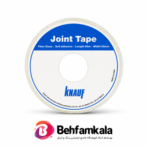 توری فایبرگلاس کناف خودچسب 5 سانتی 90 متری (Joint Tape)
