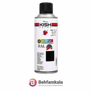 اسپری رنگ مشکی براق کیش رال 9005