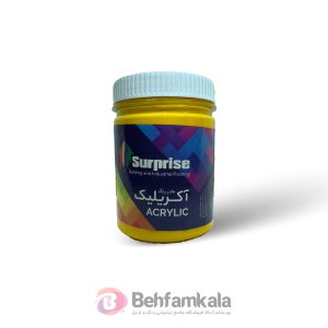 مادر رنگ اکریلیک زرد سوپرایز یک کیلویی