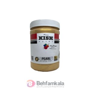 رنگ اکریلیک صدفی طلایی روشن یک کیلویی