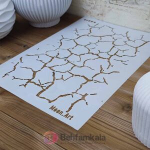 شابلون استنسیل کد 105 ابعاد 25*35