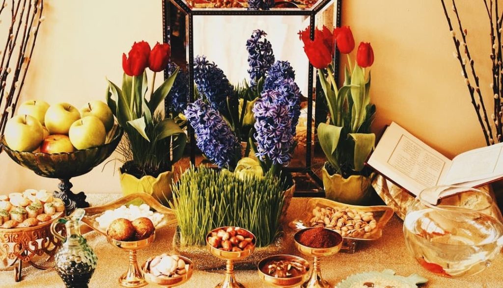 چیدمان سفره هفت سین