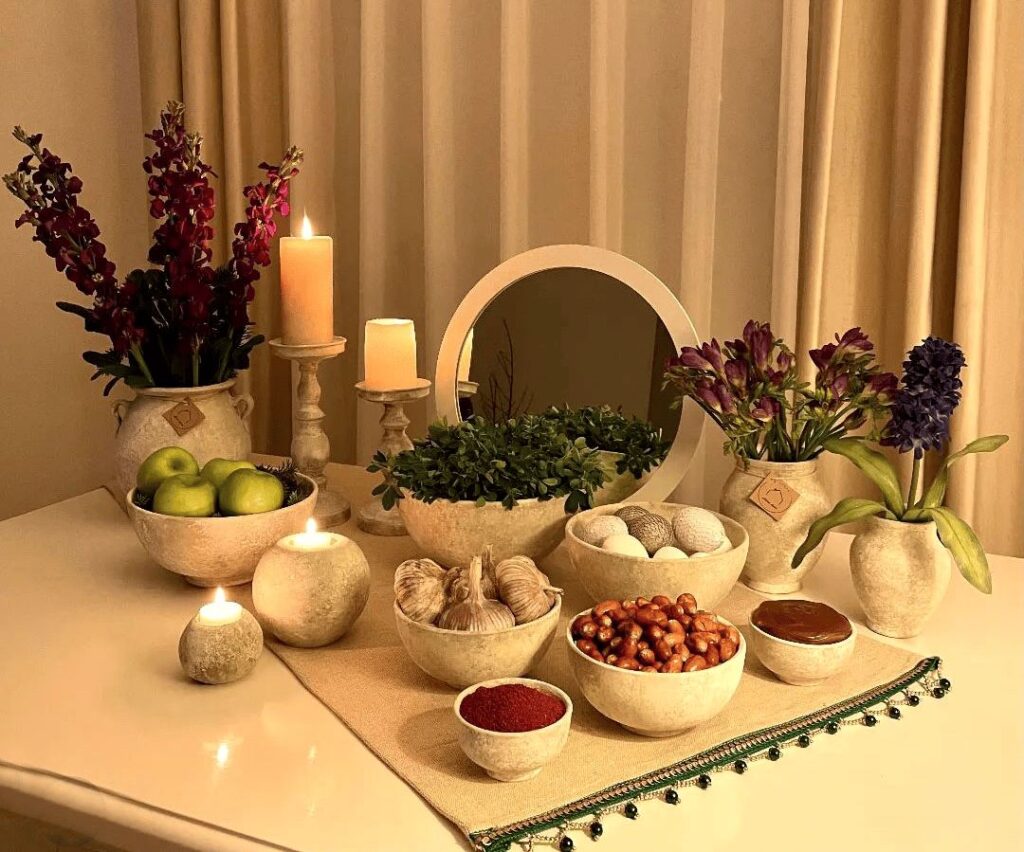 سفره هفت سین لاکچری