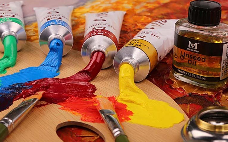 لوازم نقاشی رنگ روغن حرفه ای