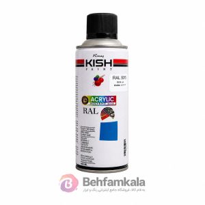 اسپری رنگ رونق کیش مدل آبی آسمانی RAL 5015