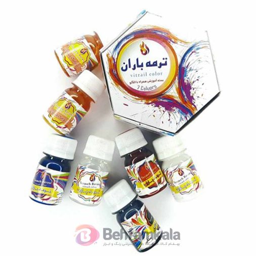ست رنگ ویترای 6 عددی به همراه مدیوم ترمه باران