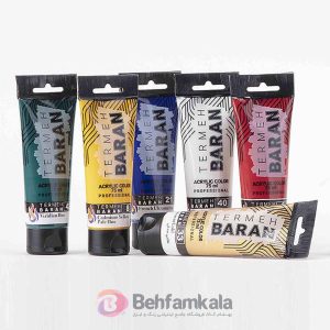 رنگ اکریلیک ترمه باران 75 میل