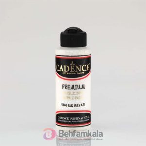 رنگ اکرلیک سفید یخی کادنس کد 6440