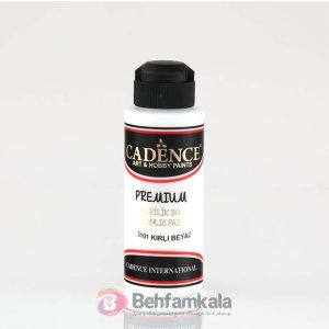رنگ اکرلیک سفید چرک کادنس کد 3101