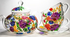 رنگ ویترای روی شیشه