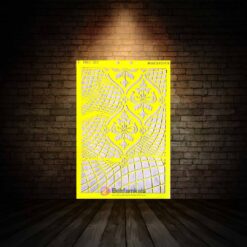 شابلون استنسیل ابعاد 50*35 کد HNC 202
