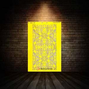 شابلون استنسیل ابعاد 50*35 کد HNC 218