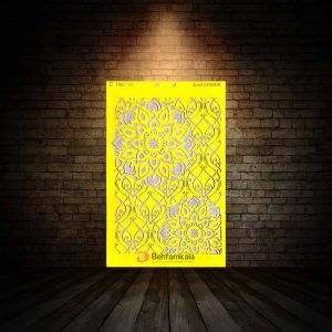 شابلون استنسیل ابعاد 50*35 کد HNC 117