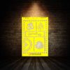 شابلون استنسیل ابعاد 50*35 کد HNC 287