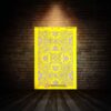 شابلون استنسیل ابعاد 50*35 کد HNC 166