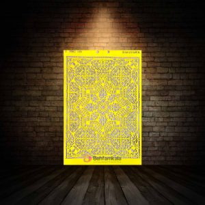 شابلون استنسیل ابعاد 50*35 کد HNC 149