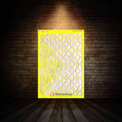 شابلون استنسیل ابعاد 50*35 کد HNC 170