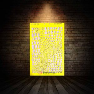 شابلون استنسیل ابعاد 50*35 کد HNC 290