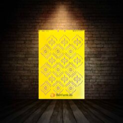 شابلون استنسیل ابعاد 50*35 کد HNC 173