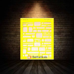 شابلون استنسیل ابعاد 25*20 کد HNE 46
