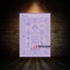 شابلون استنسیل ابعاد 52*38 کد RT 13