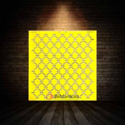 شابلون استنسیل ابعاد 50*50 کد GES 29