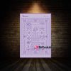 شابلون استنسیل ابعاد 52*38 کد RT 2