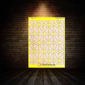 شابلون استنسیل ابعاد 35*25 کد HND 170