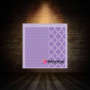 شابلون استنسیل ابعاد 44*40 کد HD 097
