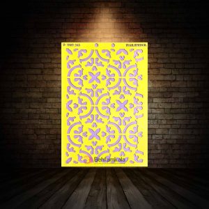 شابلون استنسیل ابعاد 35*25 کد HND 243