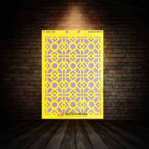 شابلون استنسیل ابعاد 35*25 کد HND 248