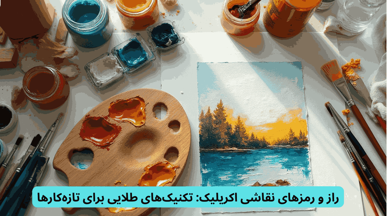 راز و رمزهای نقاشی اکریلیک: تکنیک‌های طلایی برای تازه‌کارها