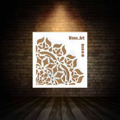 شابلون استنسیل  ابعاد 15*15 کد B1009